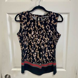 Karl Lagerfeld leopard print tank